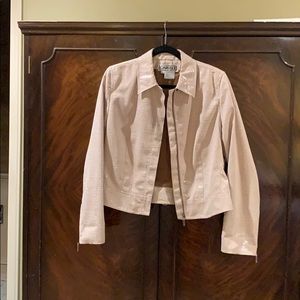 Women’s faux snake skin jacket